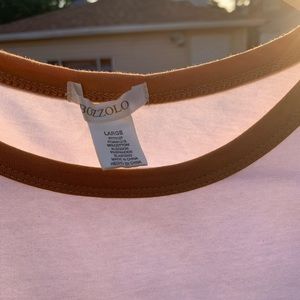 White and yellow crop top